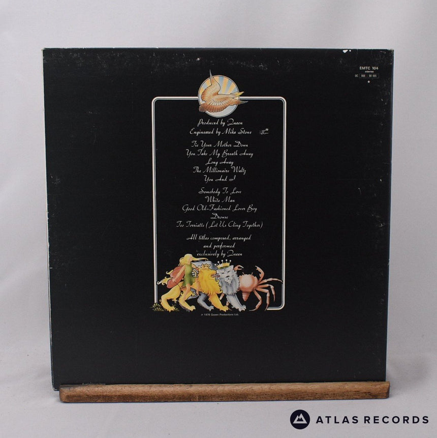 Queen - A Day At The Races - Gatefold 4U 3U LP Vinyl Record - VG+/EX