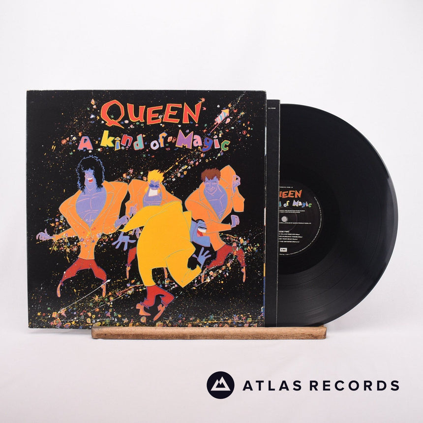 Queen A Kind Of Magic LP Vinyl Record - Front Cover & Record
