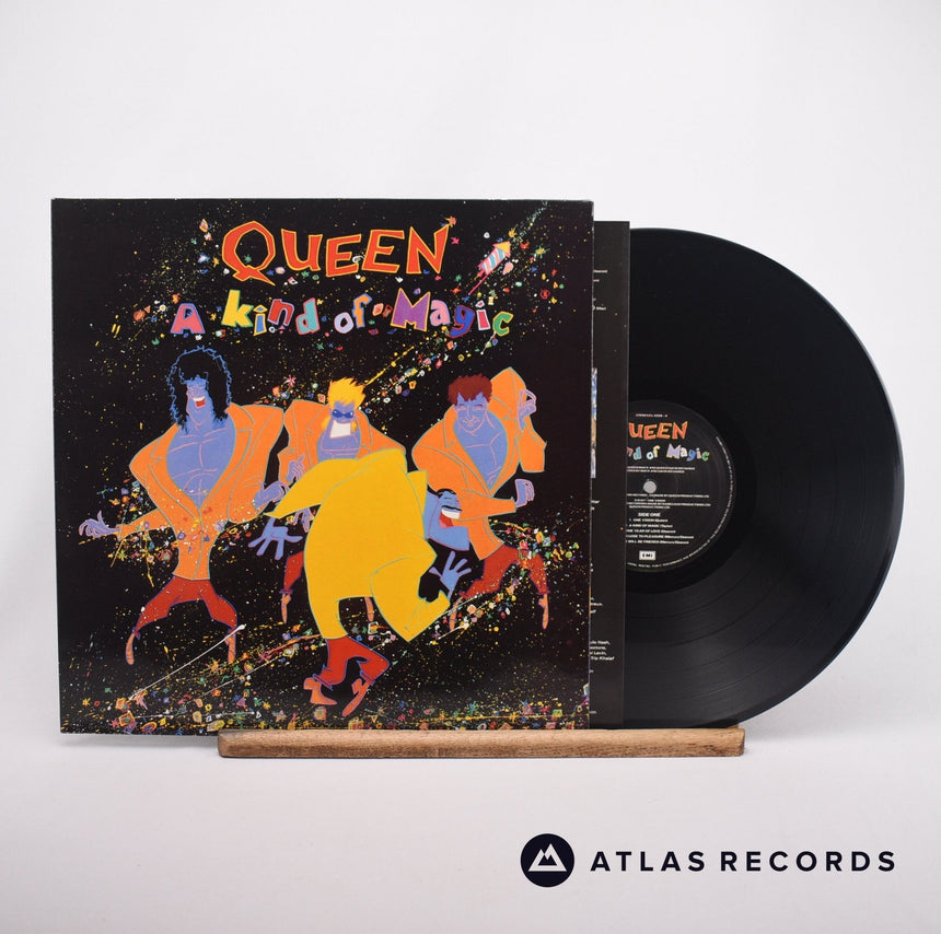 Queen A Kind Of Magic LP Vinyl Record - Front Cover & Record