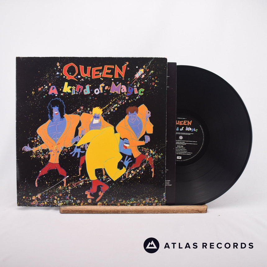 Queen A Kind Of Magic LP Vinyl Record - Front Cover & Record