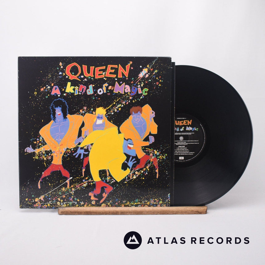 Queen A Kind Of Magic LP Vinyl Record - Front Cover & Record