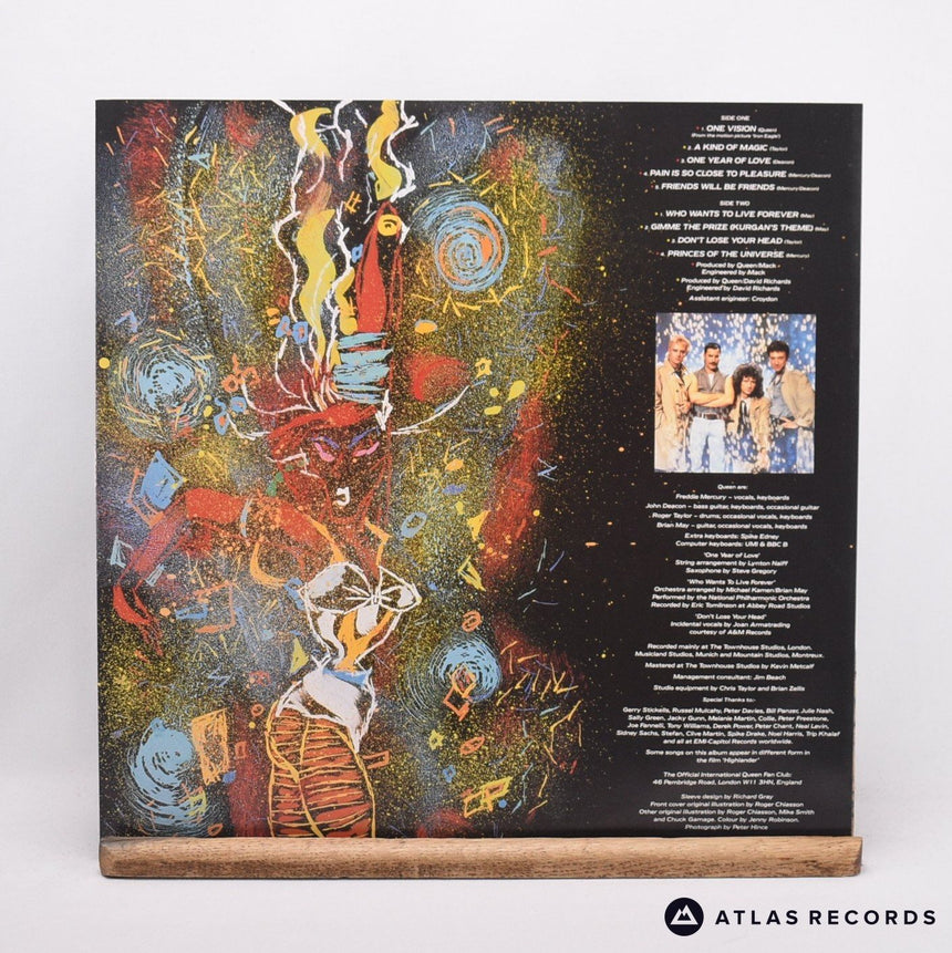 Queen - A Kind Of Magic - Gatefold A-3 B-4 LP Vinyl Record - EX/EX