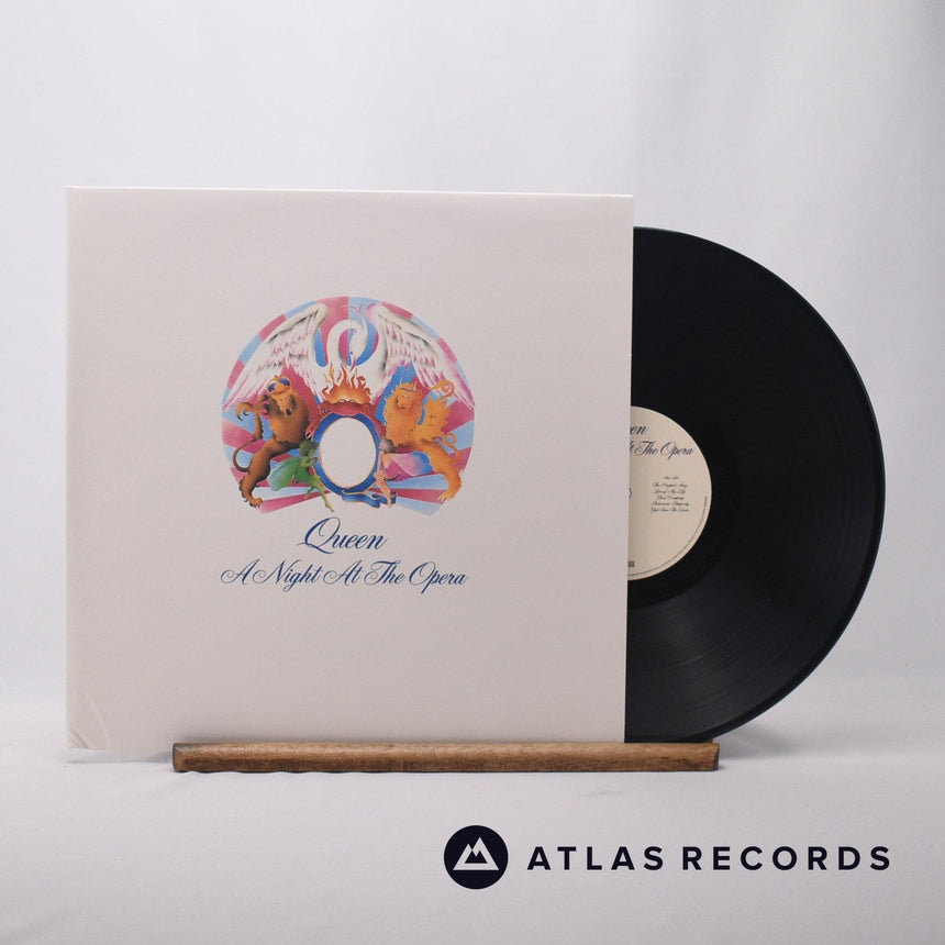 Queen A Night At The Opera LP Vinyl Record - Front Cover & Record