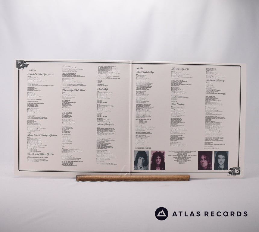 Queen - A Night At The Opera - Embossed Sleeve Reissue LP Vinyl Record - EX/EX