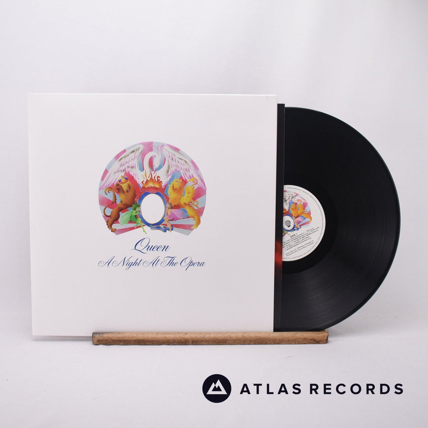 Queen A Night At The Opera LP Vinyl Record - Front Cover & Record