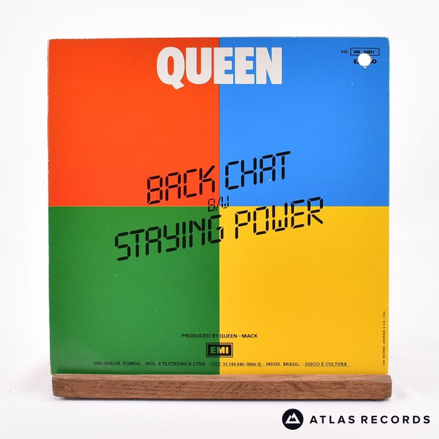 Queen - Back Chat - 7" Vinyl Record - VG+/VG+