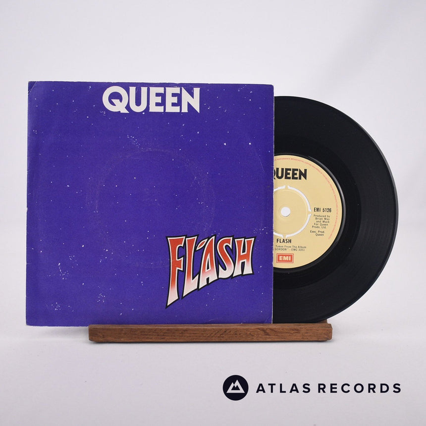 Queen Flash 7" Vinyl Record - Front Cover & Record
