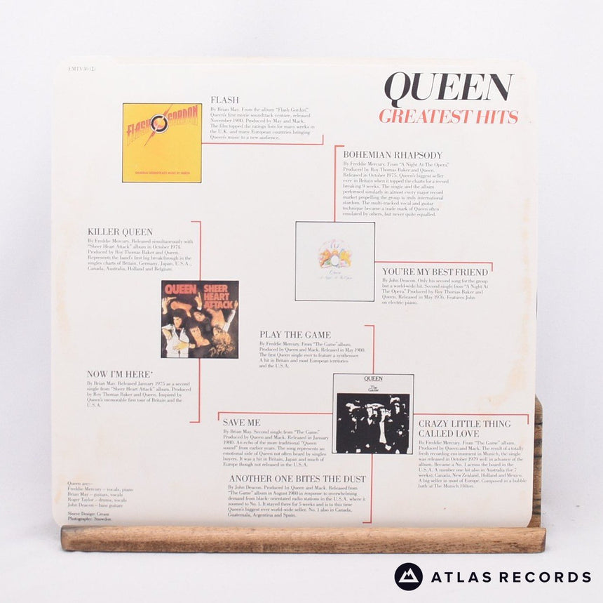 Queen - Greatest Hits - A-9 B-1 LP Vinyl Record - VG+/EX