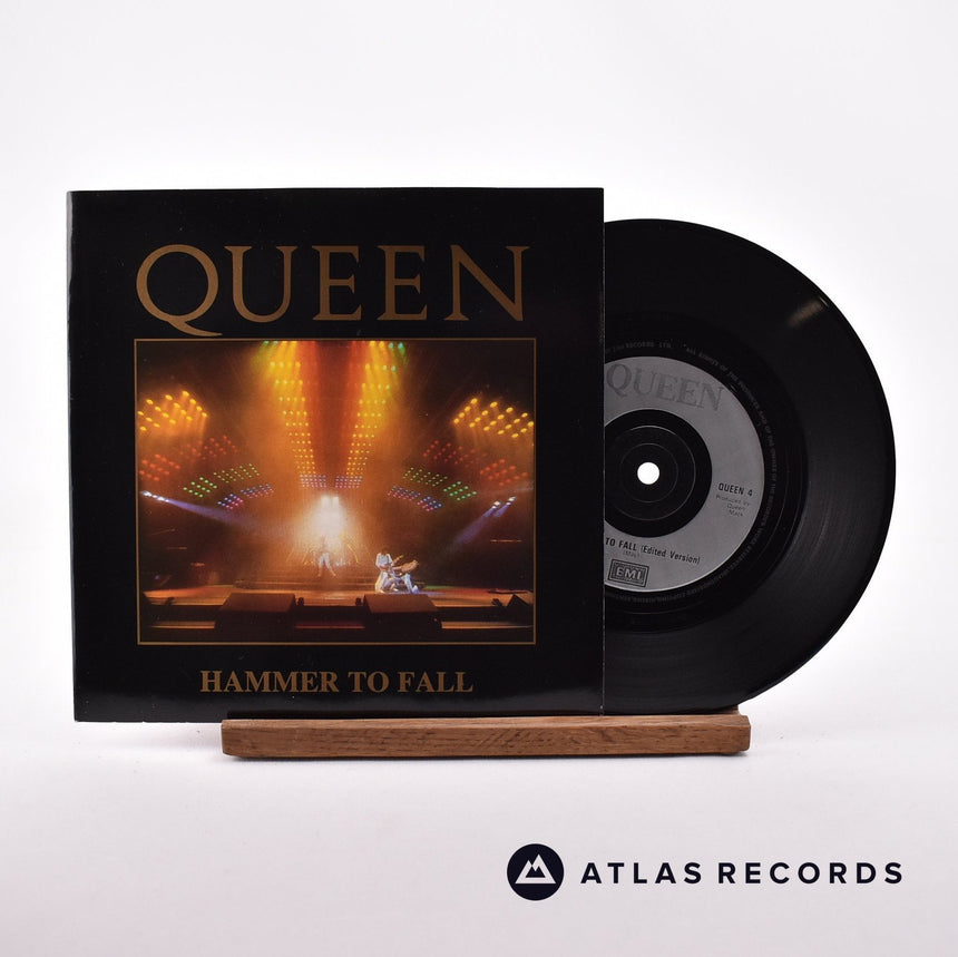 Queen Hammer To Fall 7" Vinyl Record - Front Cover & Record