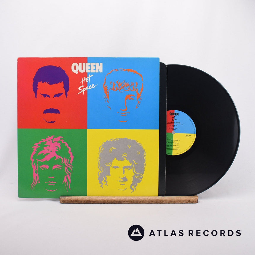 Queen Hot Space LP Vinyl Record - Front Cover & Record