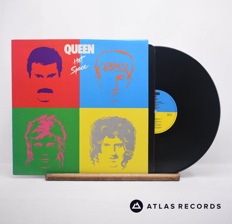 Queen Hot Space LP Vinyl Record - Front Cover & Record
