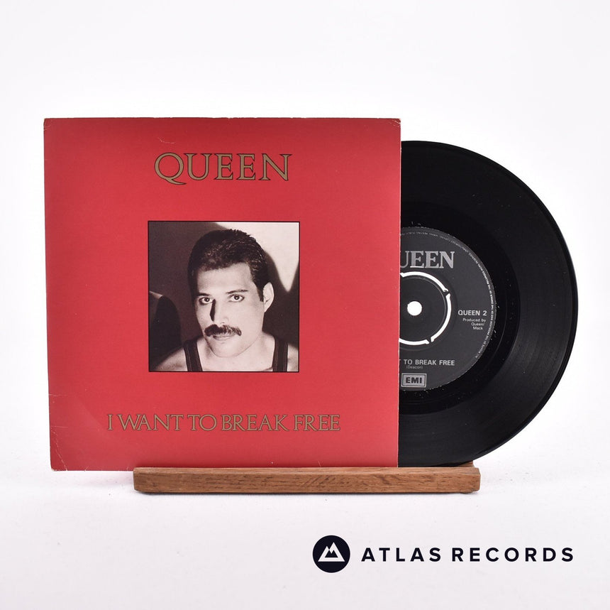 Queen I Want To Break Free 7" Vinyl Record - Front Cover & Record
