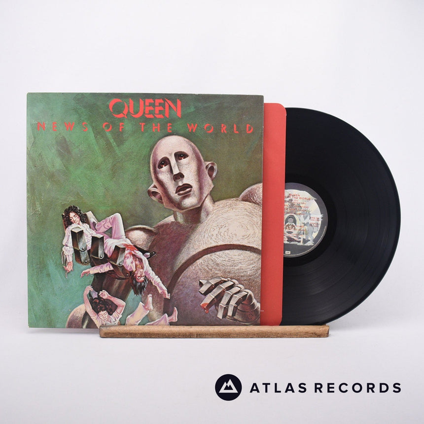 Queen News Of The World LP Vinyl Record - Front Cover & Record