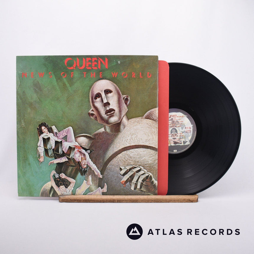 Queen News Of The World LP Vinyl Record - Front Cover & Record