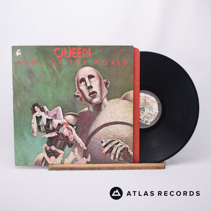 Queen News Of The World LP Vinyl Record - Front Cover & Record