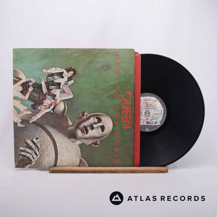 Queen News Of The World LP Vinyl Record - Front Cover & Record