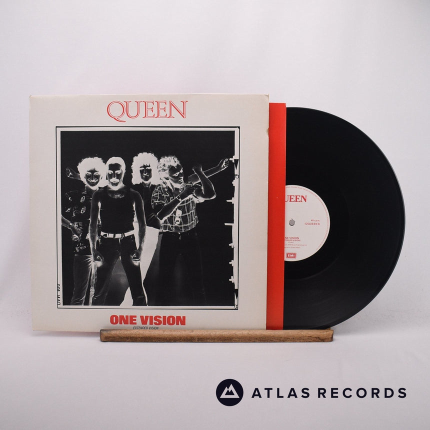 Queen One Vision 12" Vinyl Record - Front Cover & Record