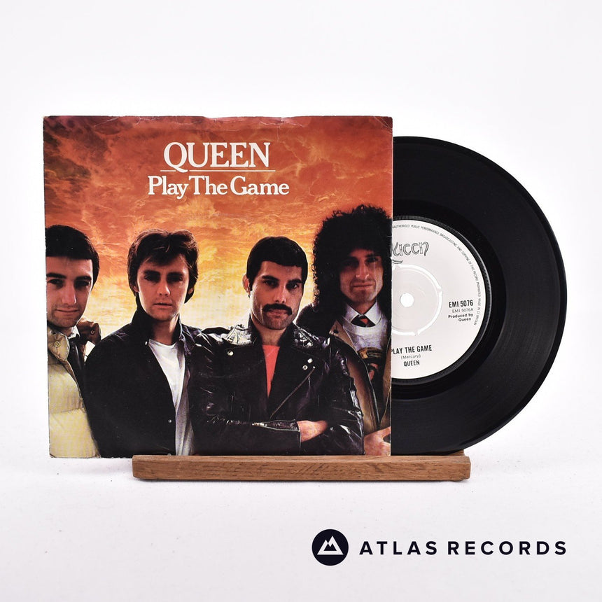 Queen Play The Game 7" Vinyl Record - Front Cover & Record
