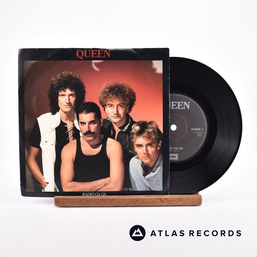 Queen Radio Ga Ga 7" Vinyl Record - Front Cover & Record