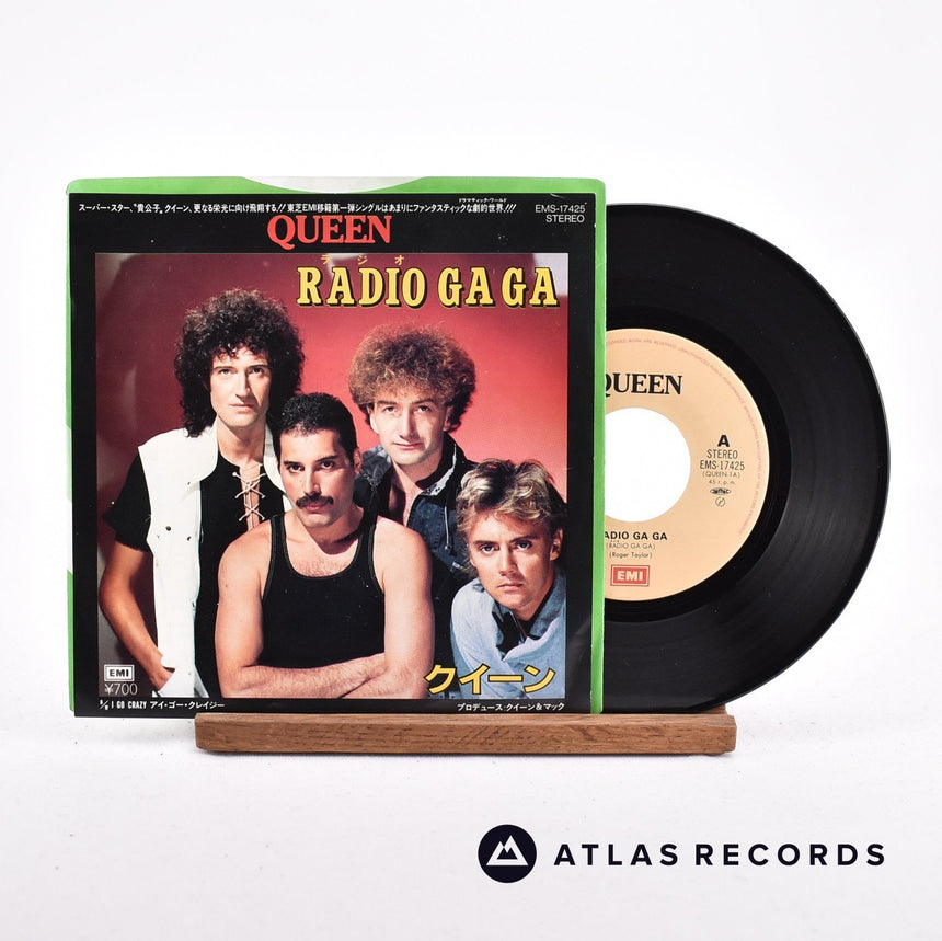 Queen Radio Ga Ga 7" Vinyl Record - Front Cover & Record