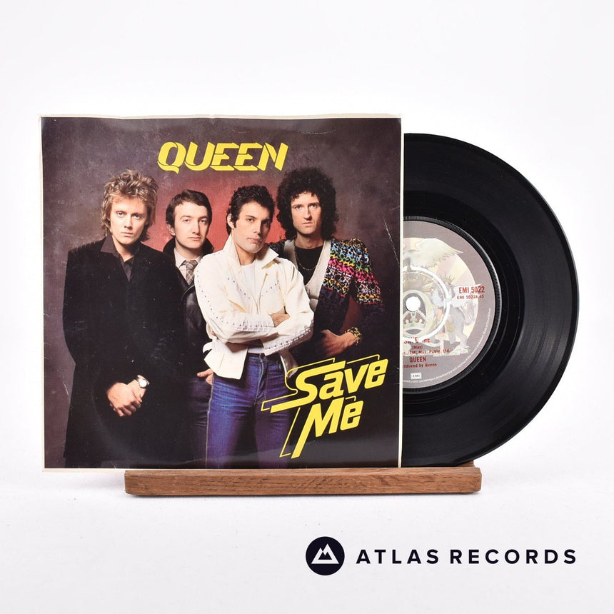 Queen Save Me 7" Vinyl Record - Front Cover & Record