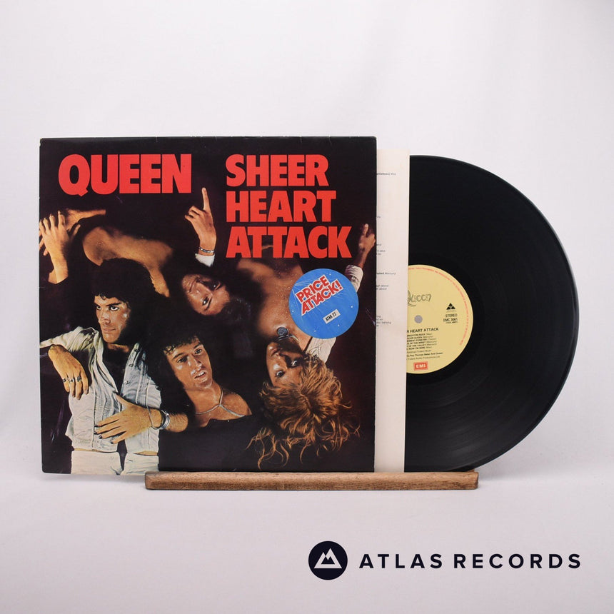Queen Sheer Heart Attack LP Vinyl Record - Front Cover & Record