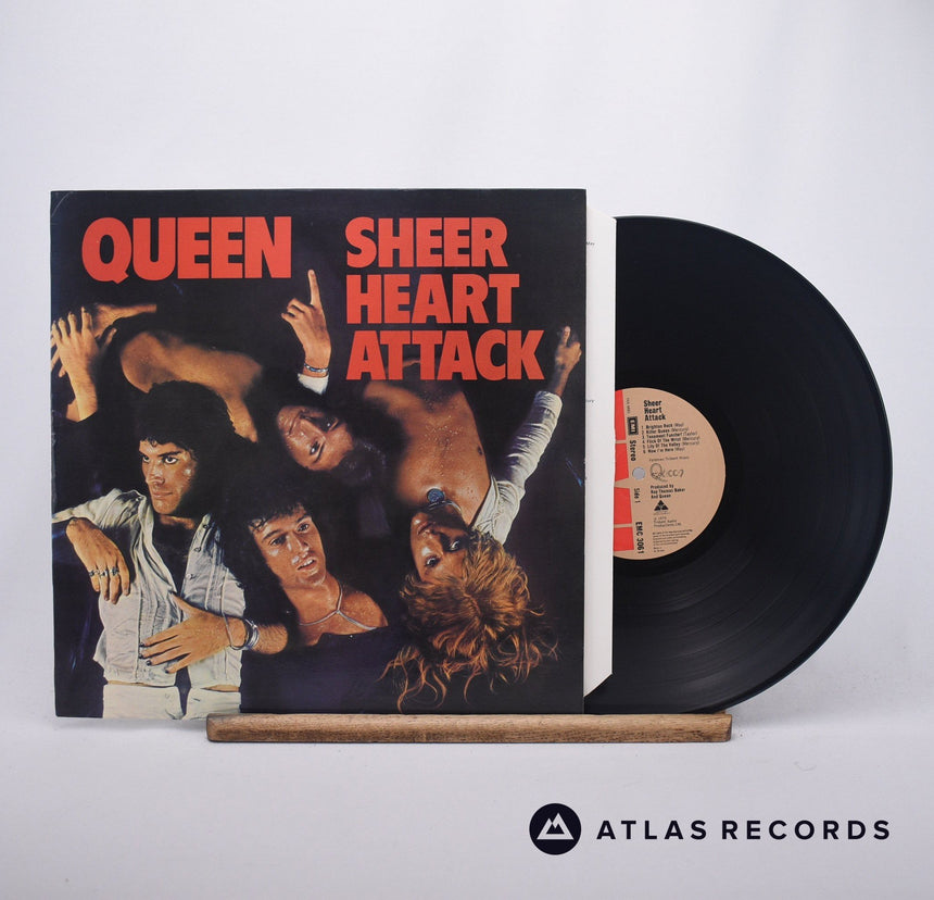 Queen Sheer Heart Attack LP Vinyl Record - Front Cover & Record