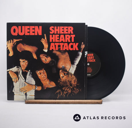 Queen Sheer Heart Attack LP Vinyl Record - Front Cover & Record