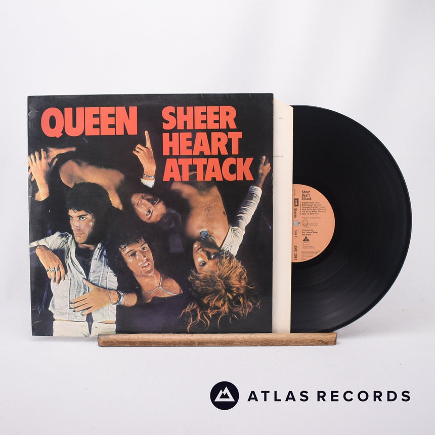 Queen Sheer Heart Attack LP Vinyl Record - Front Cover & Record