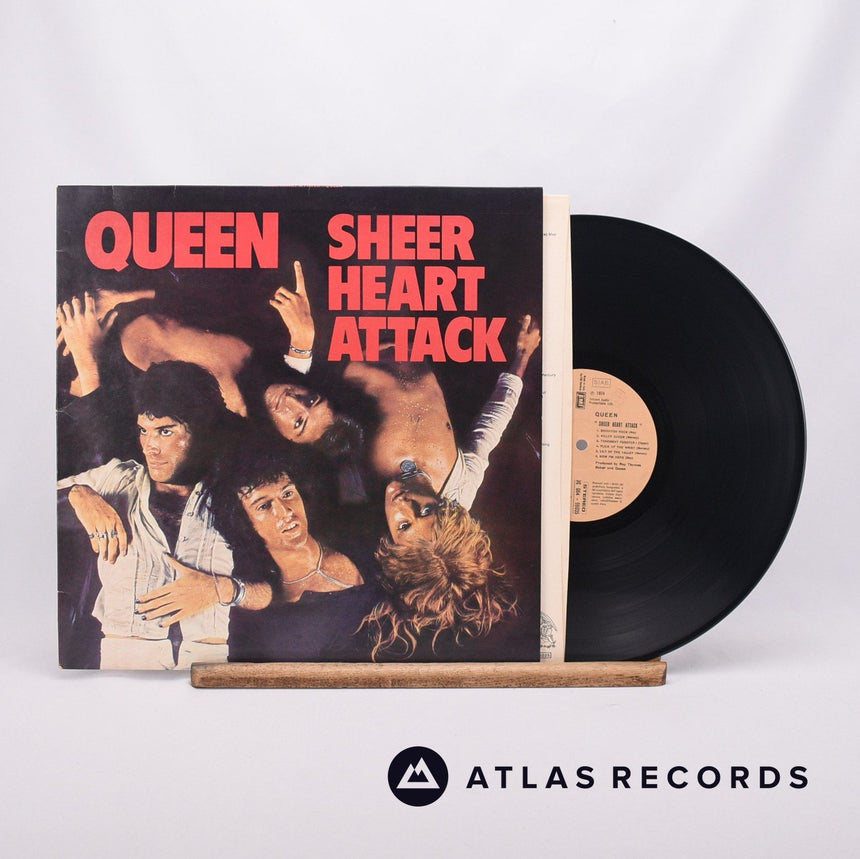 Queen Sheer Heart Attack LP Vinyl Record - Front Cover & Record