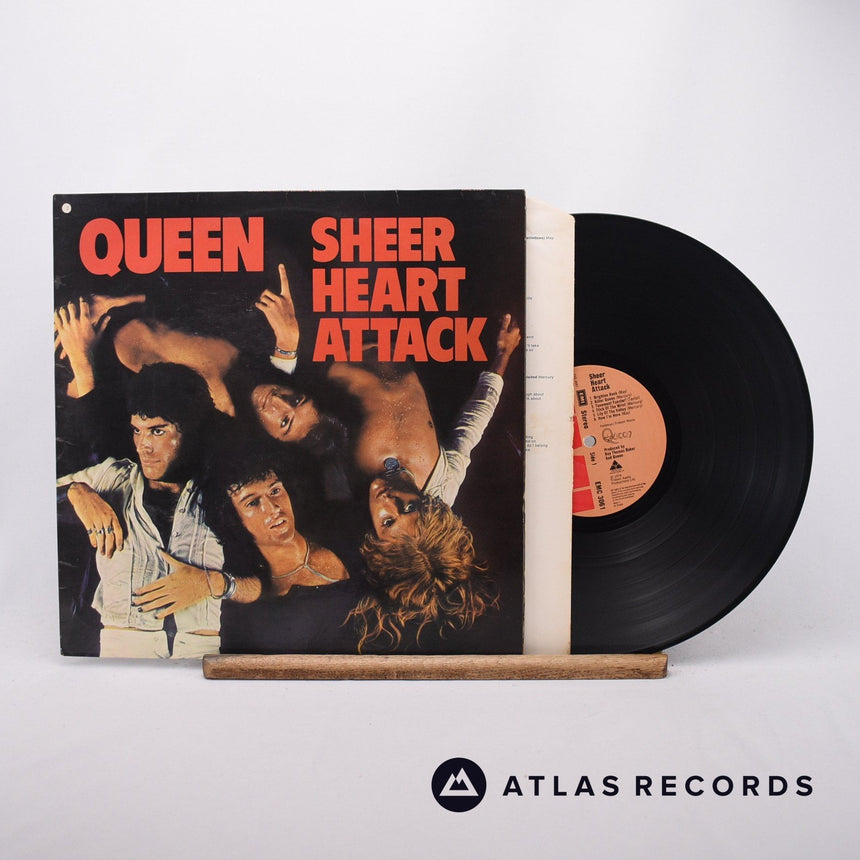 Queen Sheer Heart Attack LP Vinyl Record - Front Cover & Record