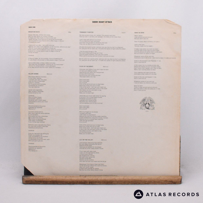 Queen - Sheer Heart Attack - Reissue -4U -4U TML-M LP Vinyl Record - VG+/VG+