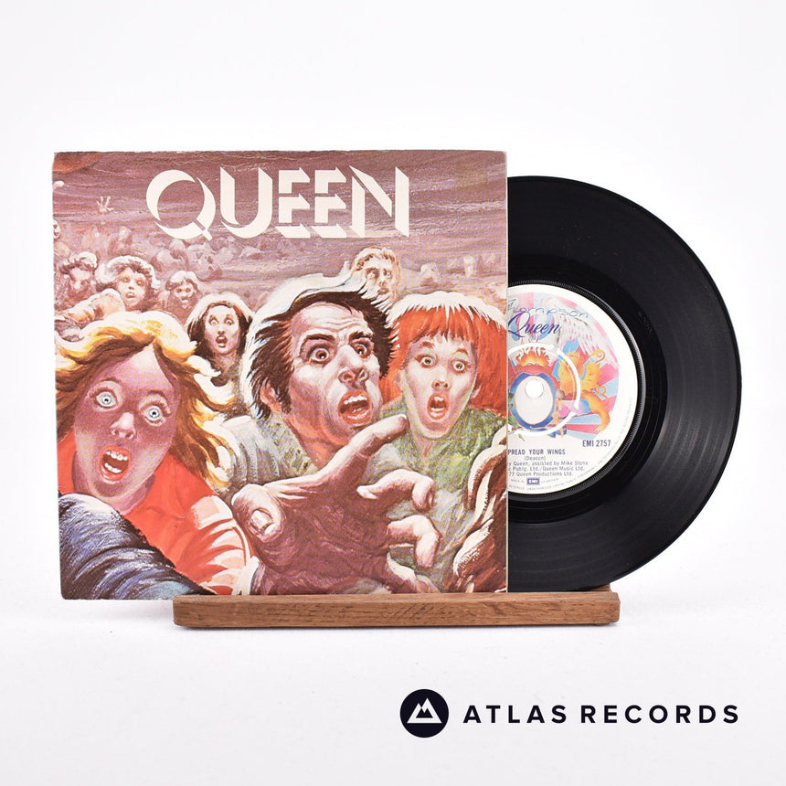 Queen Spread Your Wings 7" Vinyl Record - Front Cover & Record