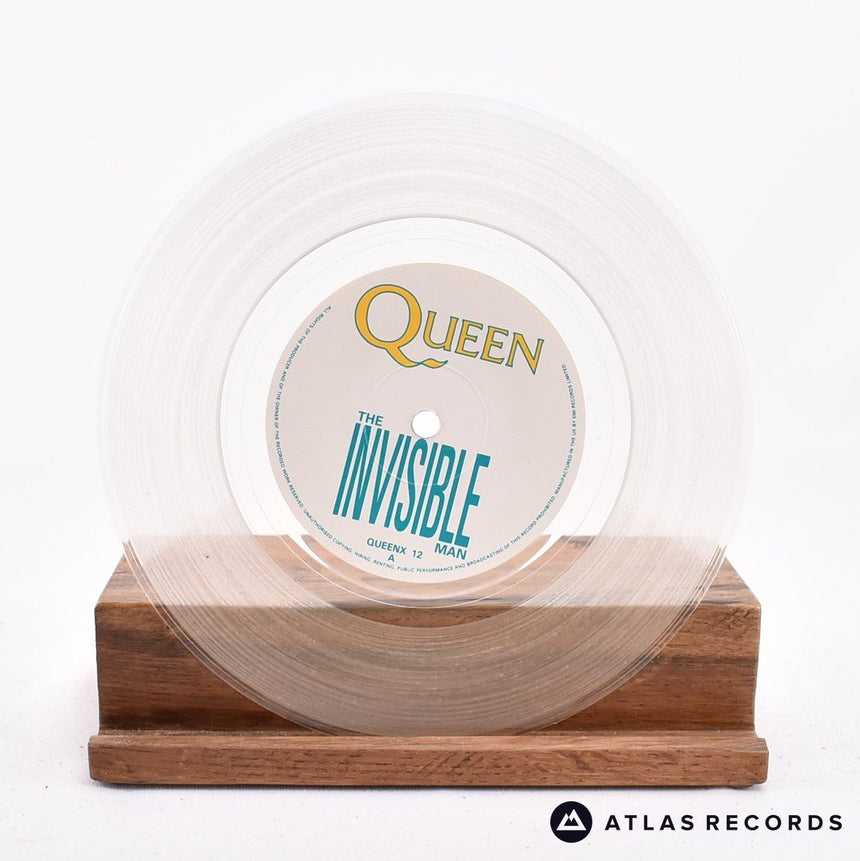 Queen - The Invisible Man - Clear 7" Vinyl Record - NM/NM