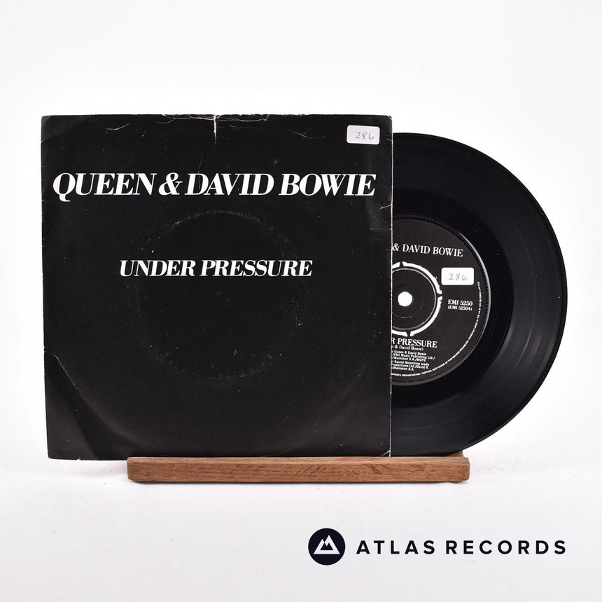 Queen Under Pressure 7" Vinyl Record - Front Cover & Record