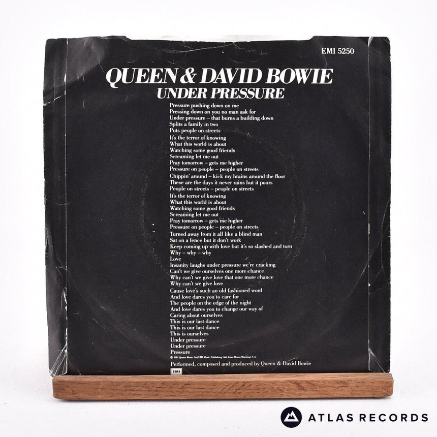 Queen - Under Pressure - 7" Vinyl Record - VG+/VG+