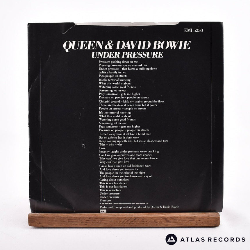 Queen - Under Pressure - 7" Vinyl Record - VG+/EX