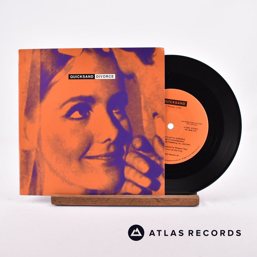 Quicksand Divorce 7" Vinyl Record - Front Cover & Record