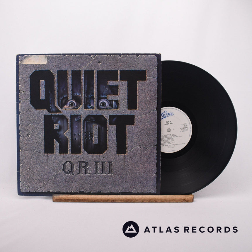 Quiet Riot QR III LP Vinyl Record - Front Cover & Record