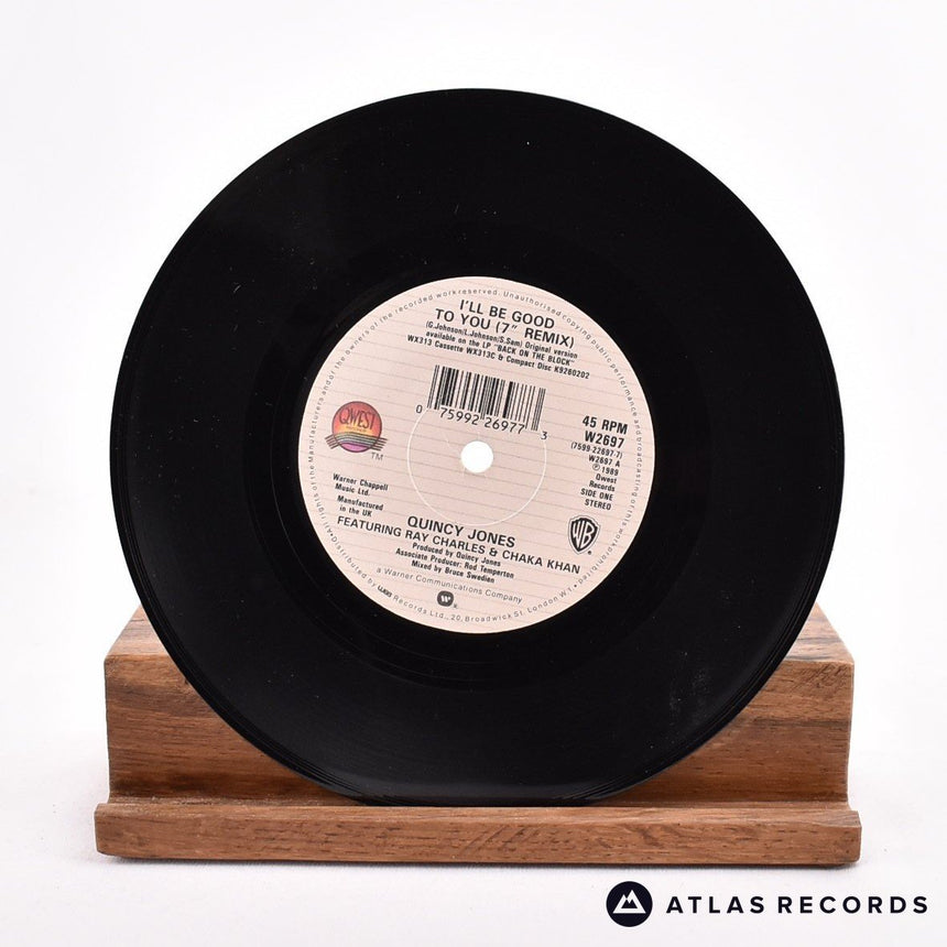 Quincy Jones - I'll Be Good To You - 7" Vinyl Record - EX/EX