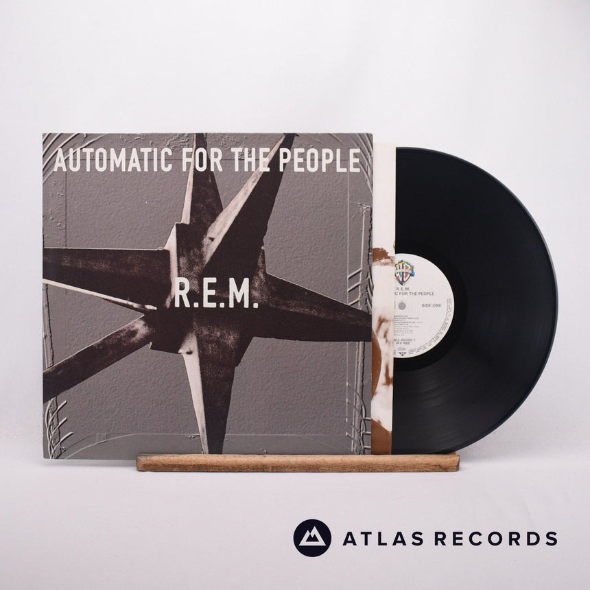 R.E.M. Automatic For The People LP Vinyl Record - Front Cover & Record