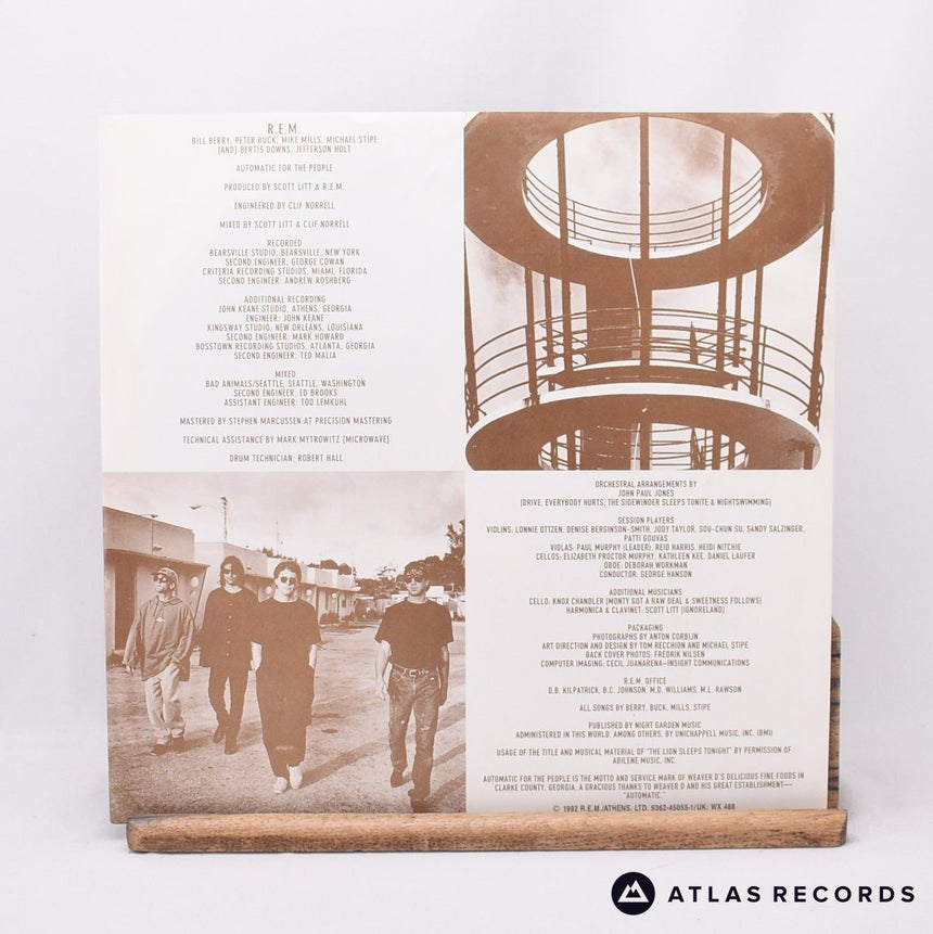 R.E.M. - Automatic For The People - Reissue Repress LP Vinyl Record - EX/EX