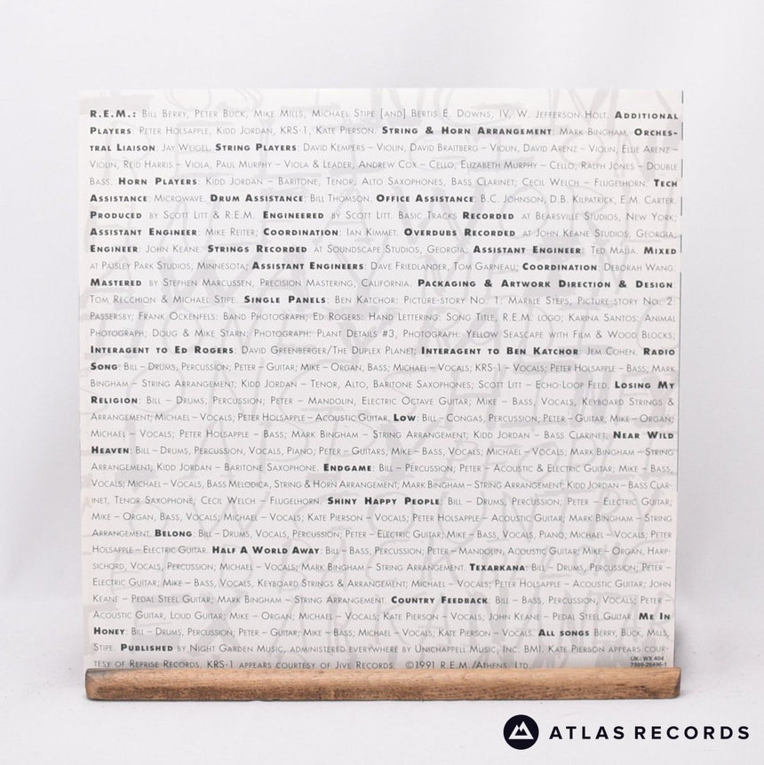 R.E.M. - Out Of Time - 1-A 1-B LP Vinyl Record - EX/EX