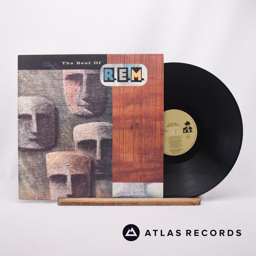 R.E.M. The Best Of R.E.M. LP Vinyl Record - Front Cover & Record