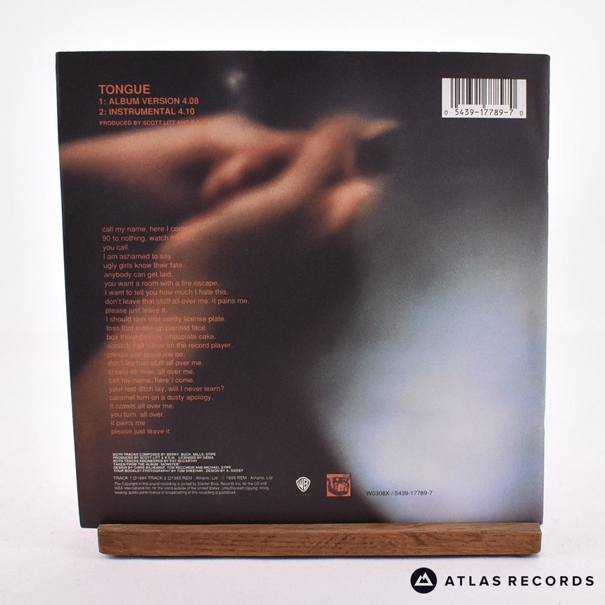 R.E.M. - Tongue - Booklet Sleeve 7" Vinyl Record - NM/NM
