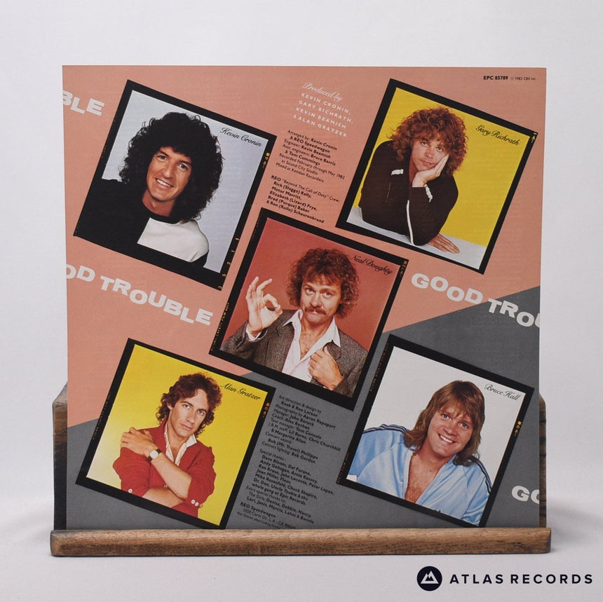 REO Speedwagon - Good Trouble - Lyric Sheet LP Vinyl Record - EX/EX
