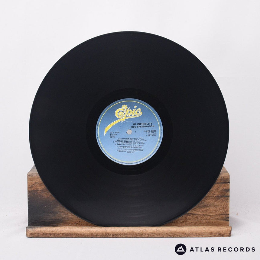 REO Speedwagon - Hi Infidelity - Lyric Sheet A1 B2 LP Vinyl Record - VG+/EX