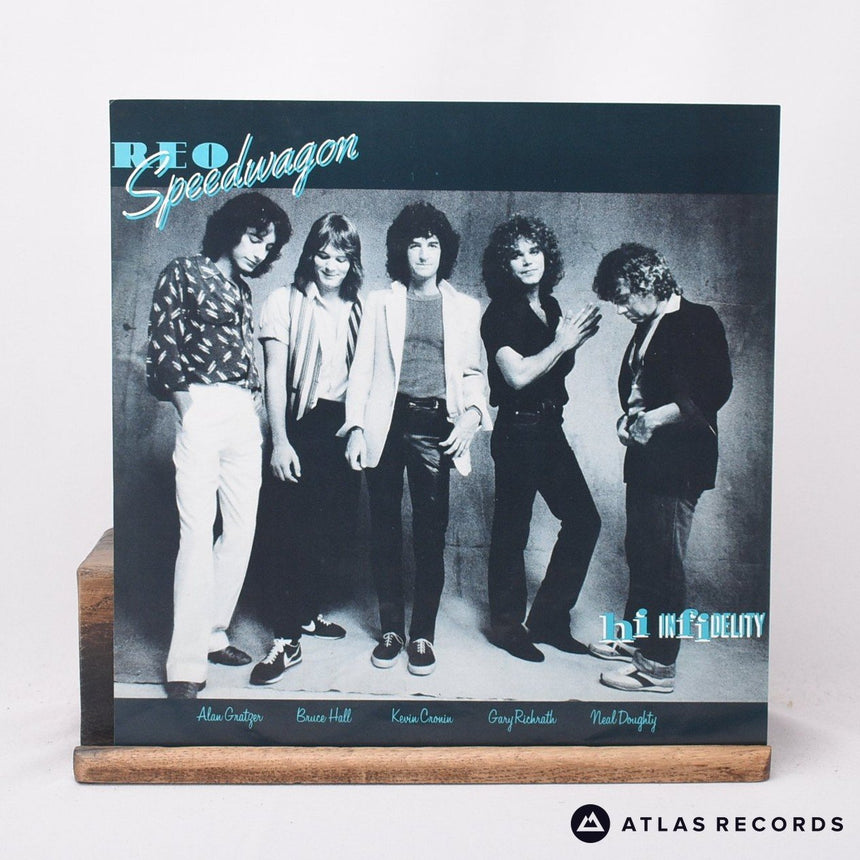 REO Speedwagon - Hi Infidelity - Lyric Sheet A1 B2 LP Vinyl Record - VG+/EX