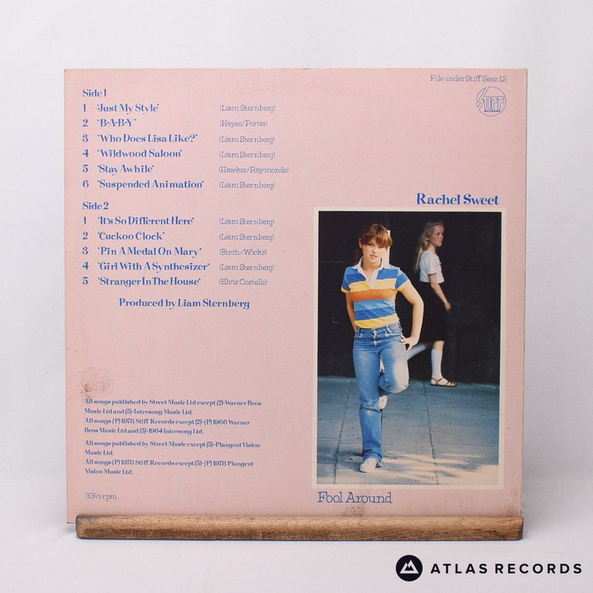 Rachel Sweet - Fool Around - White First Uk Press LP Vinyl Record - EX/EX