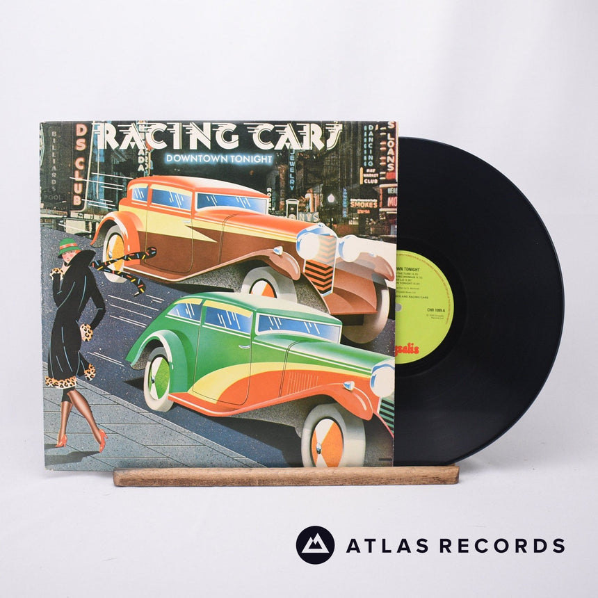 Racing Cars Downtown Tonight LP Vinyl Record - Front Cover & Record